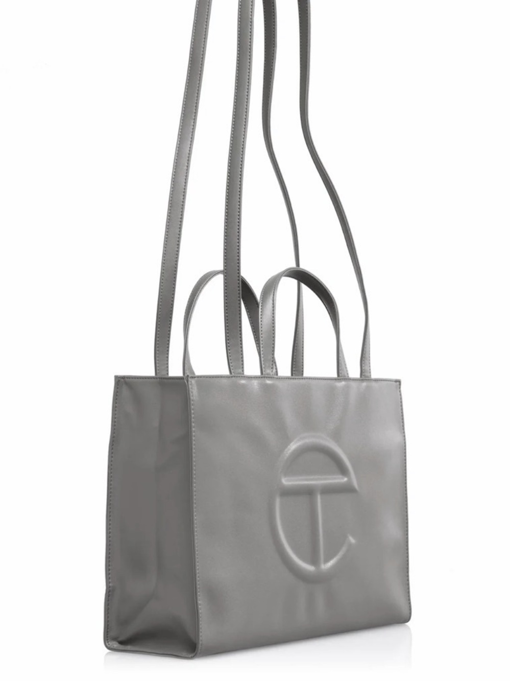 NWT! Telfar Medium Gray Shopping Bag